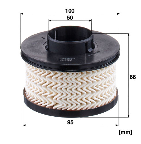 Filtro combustible MANN-FILTER PU 10 028 z 66mm 50mm