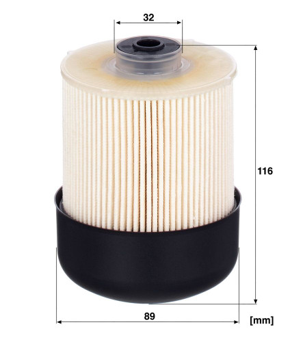 Filtro combustible MANN-FILTER PU 9011 z KIT 116mm 89mm
