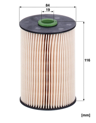 Filtro combustible MANN-FILTER PU 936/3 x 116mm 19mm