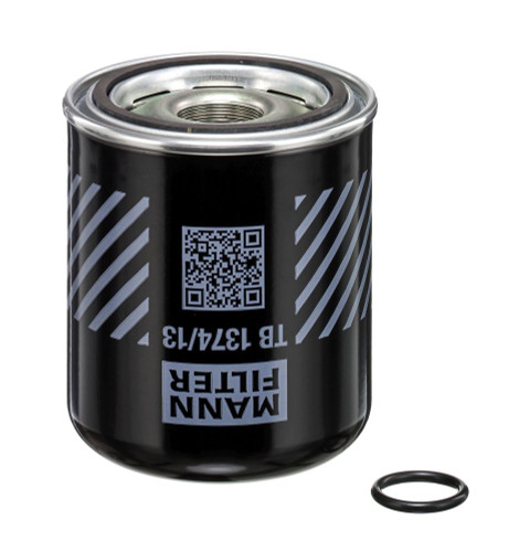Cartucho del secador de aire, sistema de aire comprimido MANN-FILTER TB 1374/13 x 164mm 136mm