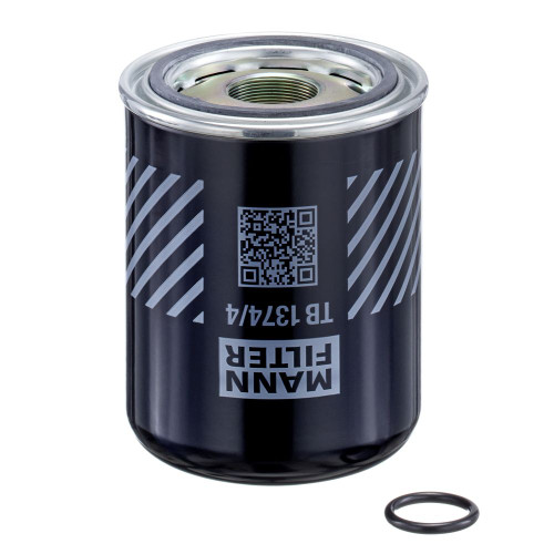 Cartucho del secador de aire, sistema de aire comprimido MANN-FILTER TB 1374/4 x 177mm 136mm
