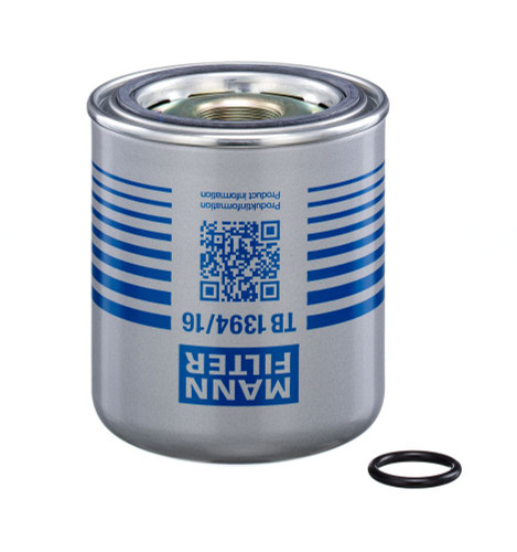 Cartucho del secador de aire, sistema de aire comprimido MANN-FILTER TB 1394/16 x 164mm 136mm