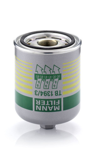 Cartucho del secador de aire, sistema de aire comprimido MANN-FILTER TB 1394/3 x 178mm 136mm