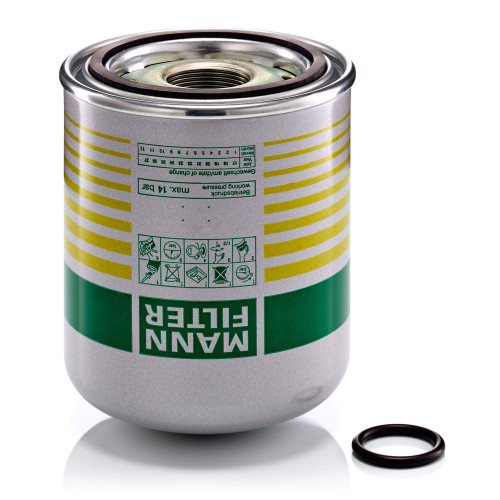 Cartucho del secador de aire, sistema de aire comprimido MANN-FILTER TB 1394/8 x 165mm 136mm