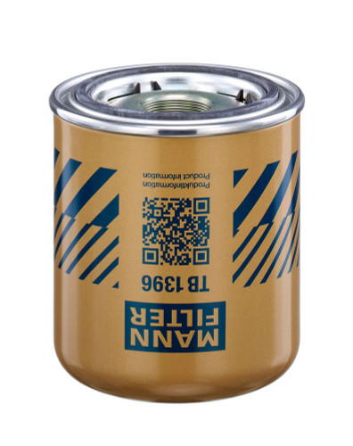 Cartucho del secador de aire, sistema de aire comprimido MANN-FILTER TB 1396 x 165mm 136mm
