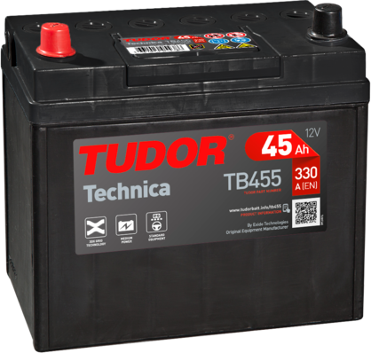 Batería de arranque TUDOR TB455 12V 45Ah