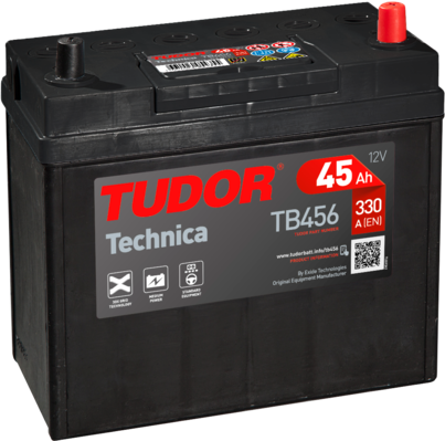 Batería de arranque TUDOR TB456 12V 45Ah