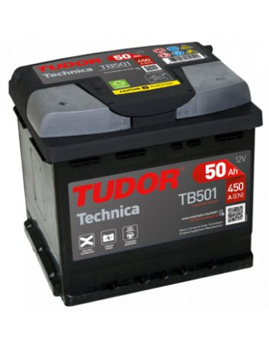 Batería de arranque TUDOR TB501 12V 50Ah