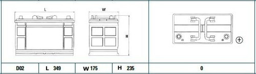 Batería de arranque TUDOR TG1102 12V 110Ah
