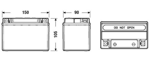 Batería de arranque TUDOR TK091 12V 9Ah