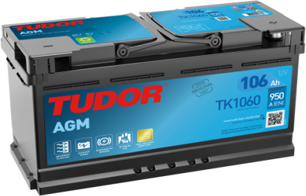 Batería de arranque TUDOR TK1060 12V 106Ah