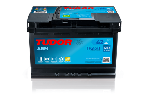 Batería de arranque TUDOR TK620 12V 62Ah