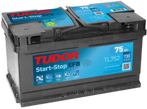 Batería de arranque TUDOR TL752 12V 75Ah