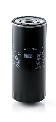 Filtro de aceite MANN-FILTER W 11 102/37 261mm 108mm