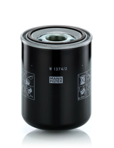Filtro, sistema hidráulico operador MANN-FILTER W 1374/2 177mm 135mm