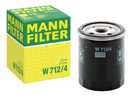 Filtro, sistema hidráulico operador MANN-FILTER W 712/4 93mm 76mm