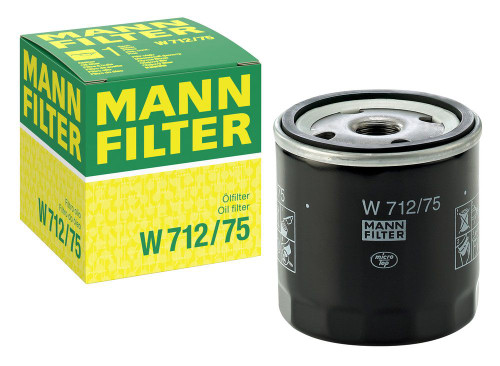 Filtro de aceite MANN-FILTER W 712/75 79mm 76mm