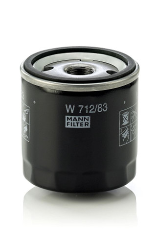 Filtro de aceite MANN-FILTER W 712/83 79mm 76mm