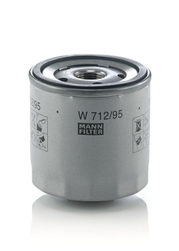 Filtro de aceite MANN-FILTER W 712/95 79mm 76mm