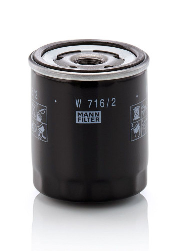 Filtro de aceite MANN-FILTER W 716/2 90mm 76mm