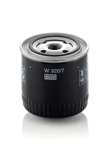 Filtro de aceite, turbocompresor MANN-FILTER W 920/7 95mm 93mm