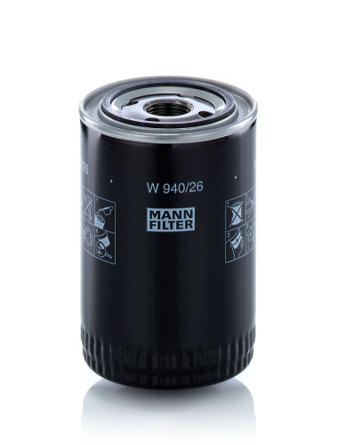 Filtro de aceite MANN-FILTER W 940/26 142mm 93mm