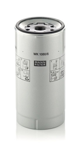 Filtro combustible MANN-FILTER WK 1080/6 x 217mm 107mm