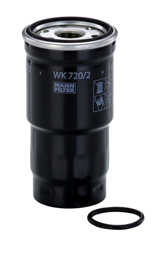 Filtro combustible MANN-FILTER WK 720/2 x 123mm 65mm