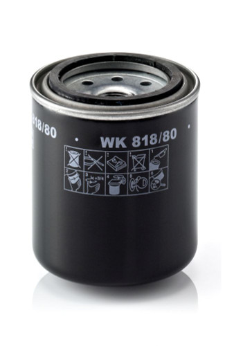 Filtro combustible MANN-FILTER WK 818/80 92mm 82mm