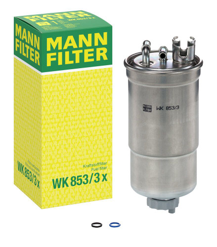 Filtro combustible MANN-FILTER WK 853/3 x 177mm 80mm
