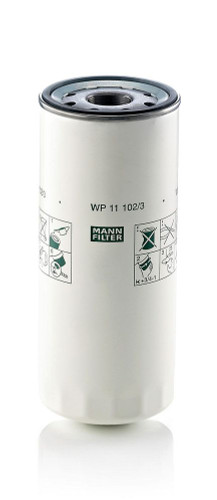 Filtro de aceite MANN-FILTER WP 11 102/3 261mm 108mm