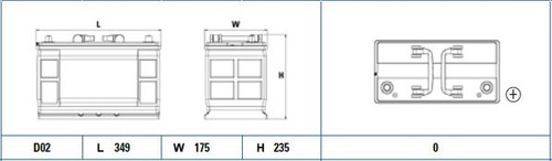 Batería de arranque TUDOR TF1202 12V 120Ah