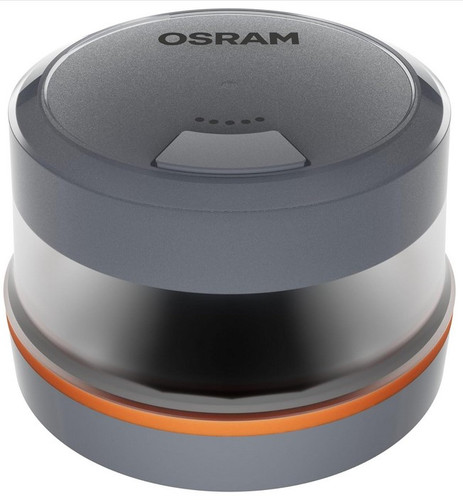 Baliza OSRAM LEDSL105 apagada sobre fondo blanco