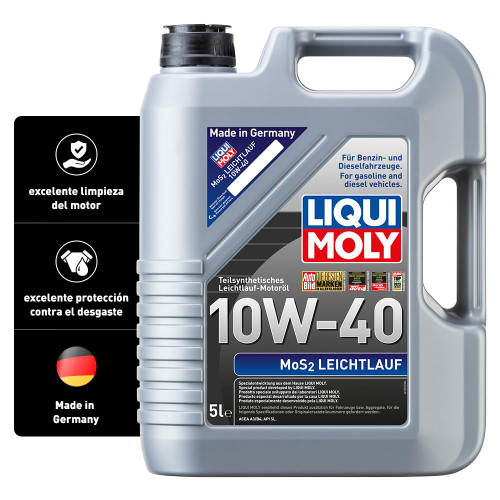 Aceite Motor Liqui Moly Leichtlauf 10W-40 5 L LM2184