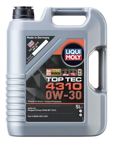 Aceite Motor Liqui moly Top Tec 0W-30 5 Ltros LM2362