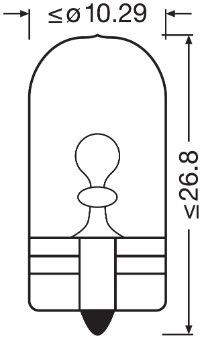 Lámpara, luz para lectura ams-OSRAM 2825CBN-2BL 12V 5W