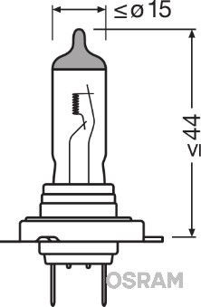 Lámpara, faro de curva dinámico ams-OSRAM 64215 24V 70W
