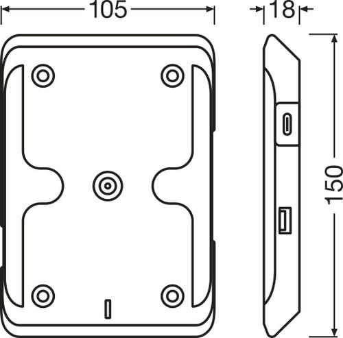 Lámpara portátil ams-OSRAM LEDIL423 220V 160g