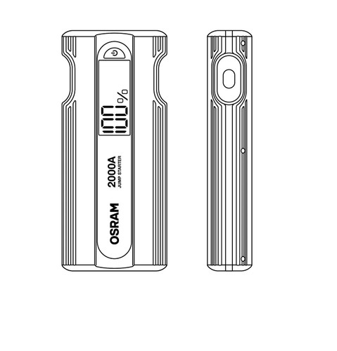 Arrancador auxiliar (booster de arranque) ams-OSRAM OJS040 12V 400A
