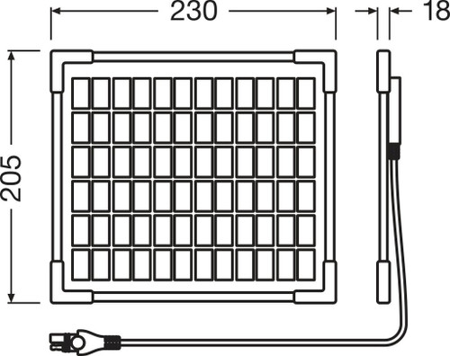 Cargador, batería de vehículo ams-OSRAM OSP500 0,28A 3m