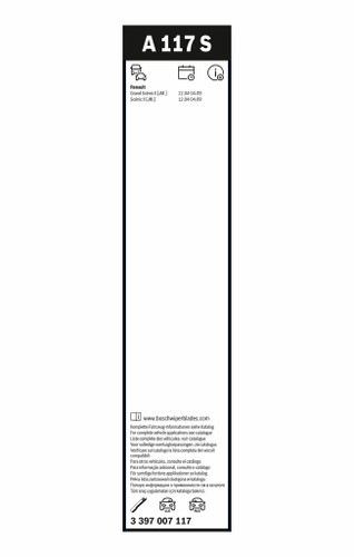 Limpiaparabrisas BOSCH 3 397 007 117 650mm 550mm
