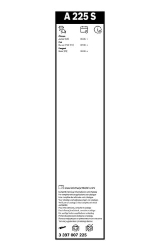 Limpiaparabrisas BOSCH 3 397 007 225 650mm 550mm