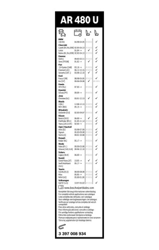 Limpiaparabrisas BOSCH 3 397 008 934 475mm