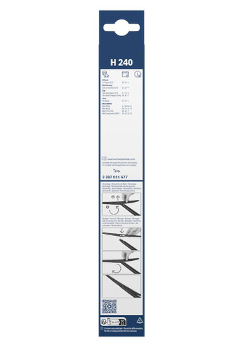 Limpiaparabrisas BOSCH 3 397 011 677 240mm