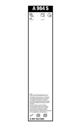 Limpiaparabrisas BOSCH 3 397 014 00H 650mm 475mm