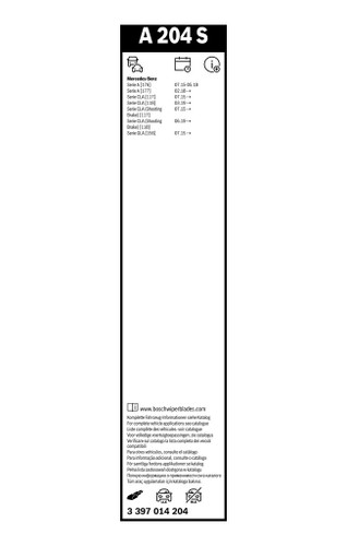 Limpiaparabrisas BOSCH 3 397 014 204 600mm 475mm