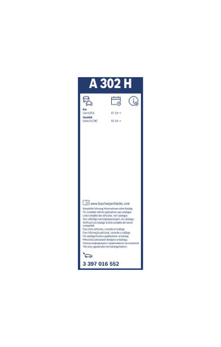 Limpiaparabrisas BOSCH 3 397 016 552 300mm