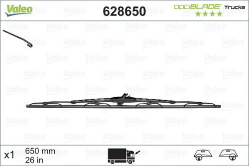 Limpiaparabrisas VALEO 628650 650mm 26Pulgada