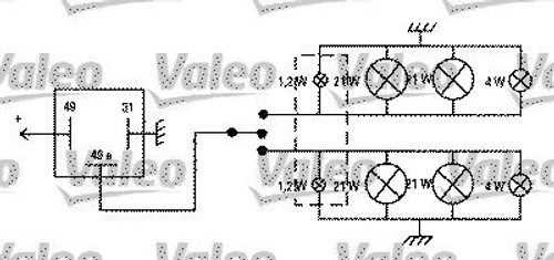 Relé de intermitencia VALEO 641422 12V 21W