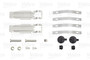 Juego de pastillas de freno VALEO 882209 210mm 108mm